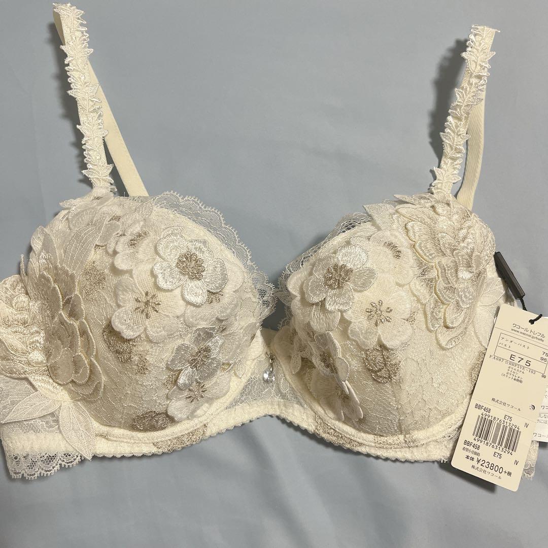 ワコール トレフル Trefle 58 鏡の回廊 ブラ ソング E75 M - メルカリ