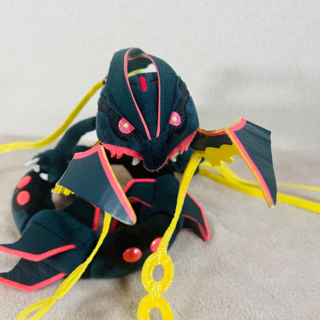 希少】 黒いメガレックウザ ぬいぐるみ ポケモンセンター限定 - メルカリ