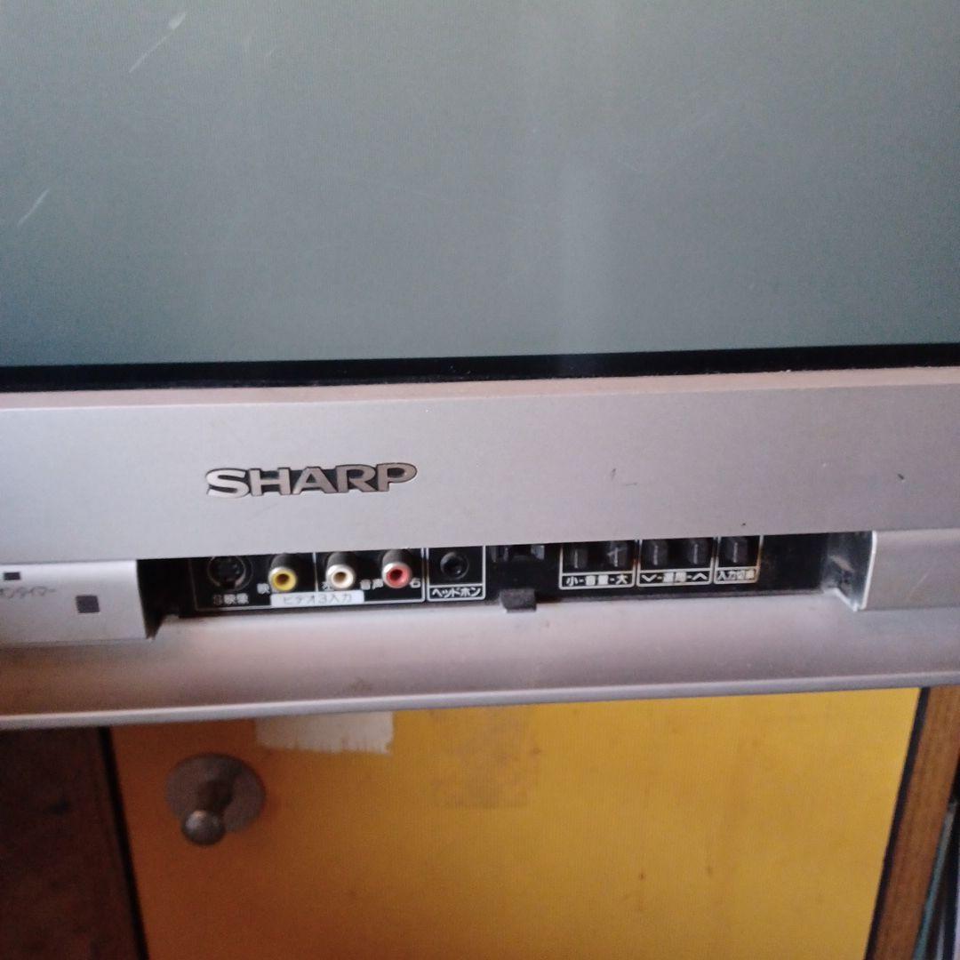SHARP ブラウン管テレビ21型BS内臓 AV端子付