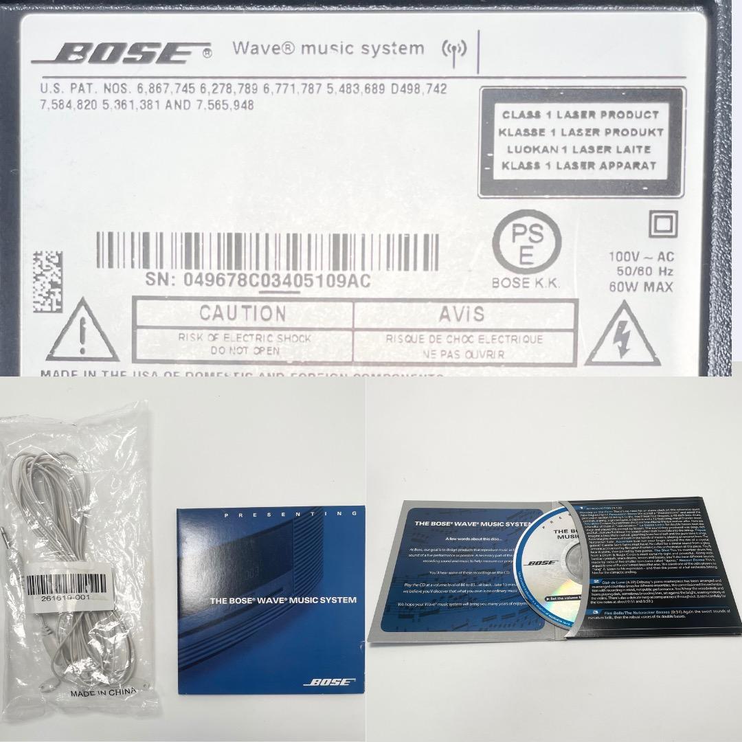 動作品✨美品✨BOSE WaveMusicSystem プレミアムリモコン付属