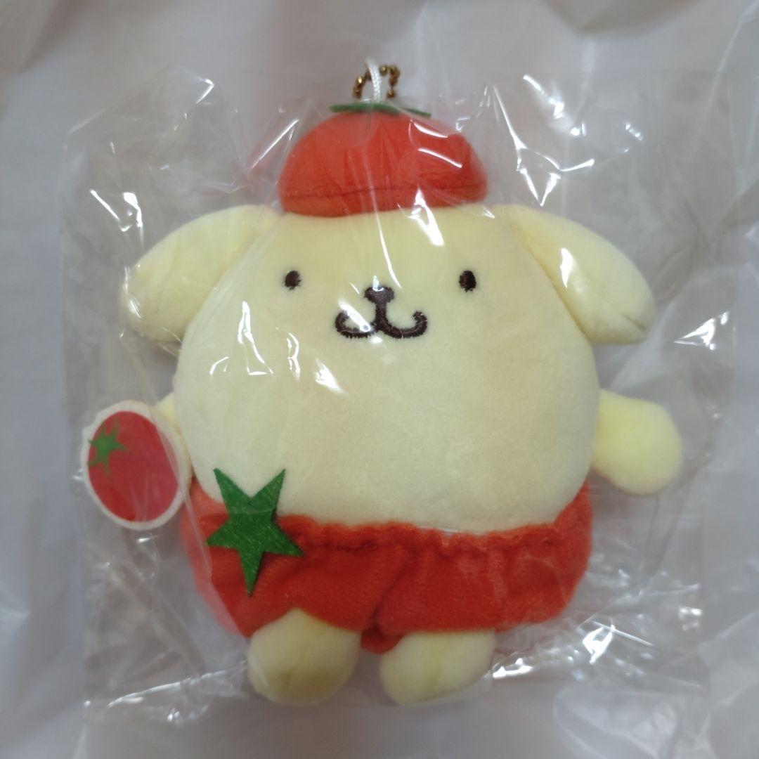むにゅぐるみ ポムポムプリン トマト 野菜 マスコット サンリオ 〈新品