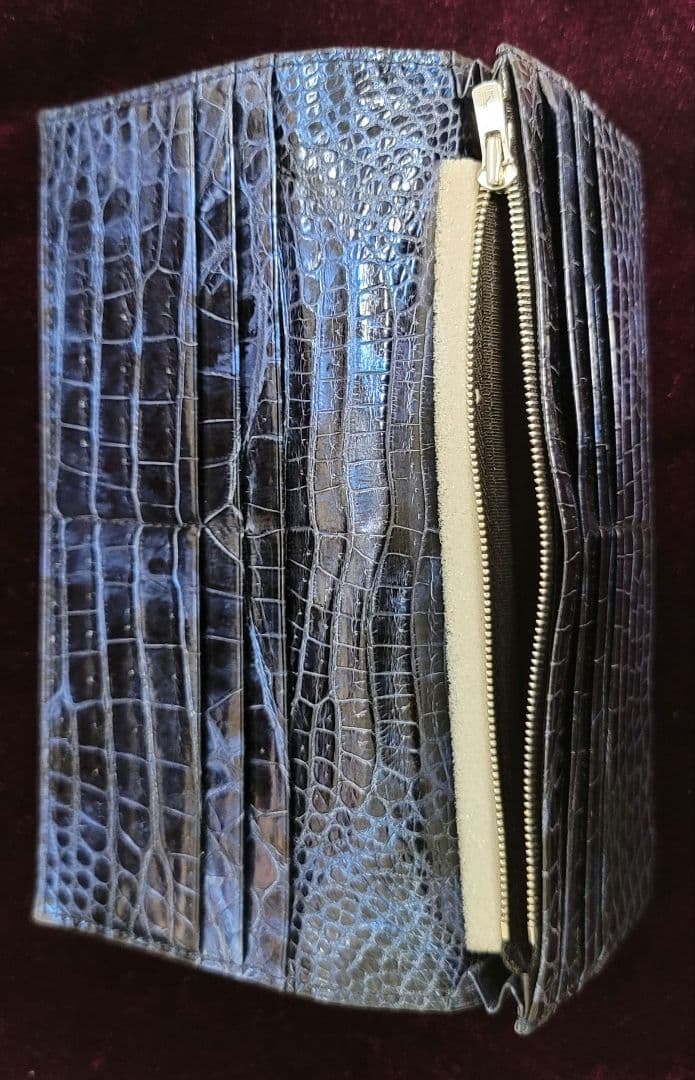 日本製 クロコダイル 無双長財布（切り目） ガウディTOKYOJAPAN - メルカリ