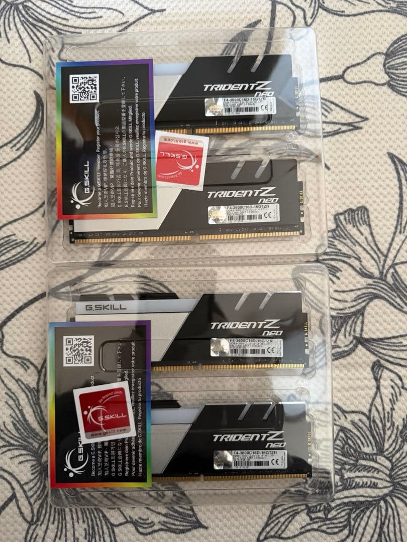 G.SKILL Trident Z Neo DDR4 8GB×4枚 計32GB