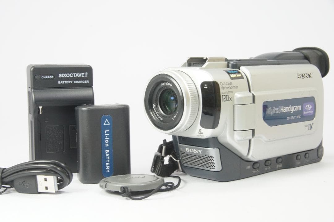 【動作確認済】SONY DCR-TRV17 ビデオカメラ ダビング miniDVのダビングに！ SONY ビデオカメラ DCR-TRV10 04