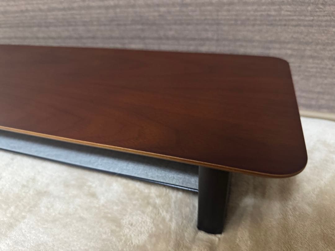 amesoba デスクシェルフ MINI ミニ (ダークウォールナット)