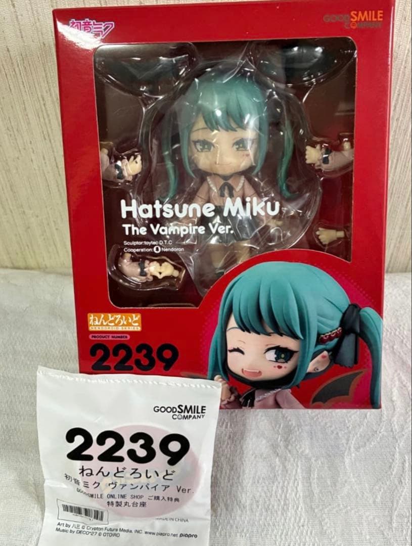 フ*チ様 [新品未開封] (特典付き) ねんどろいど　初音ミク　ヴァンパイア　V ねんどろいど 初音ミク ヴァンパイア Ver. (フィギュア) - ホビー