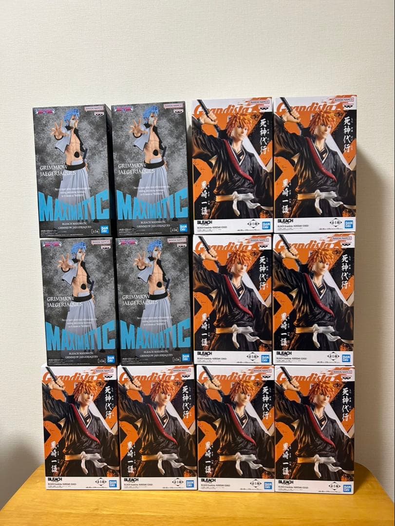 BLEACH　ブリーチ　Grandista　黒崎一護　フィギュア ９個セット BLEACH GrandistaｰKUROSAKI ICHIGOｰ｜商品情報｜バンプレストナビサイト