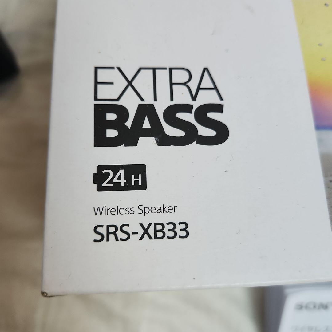 SONY ワイヤレススピーカー SRS-XB33