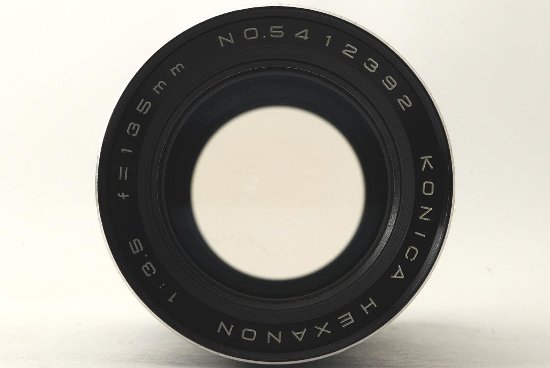 KONICA HEXANON 135mm F/3.5 初期型 希少なWリング仕様