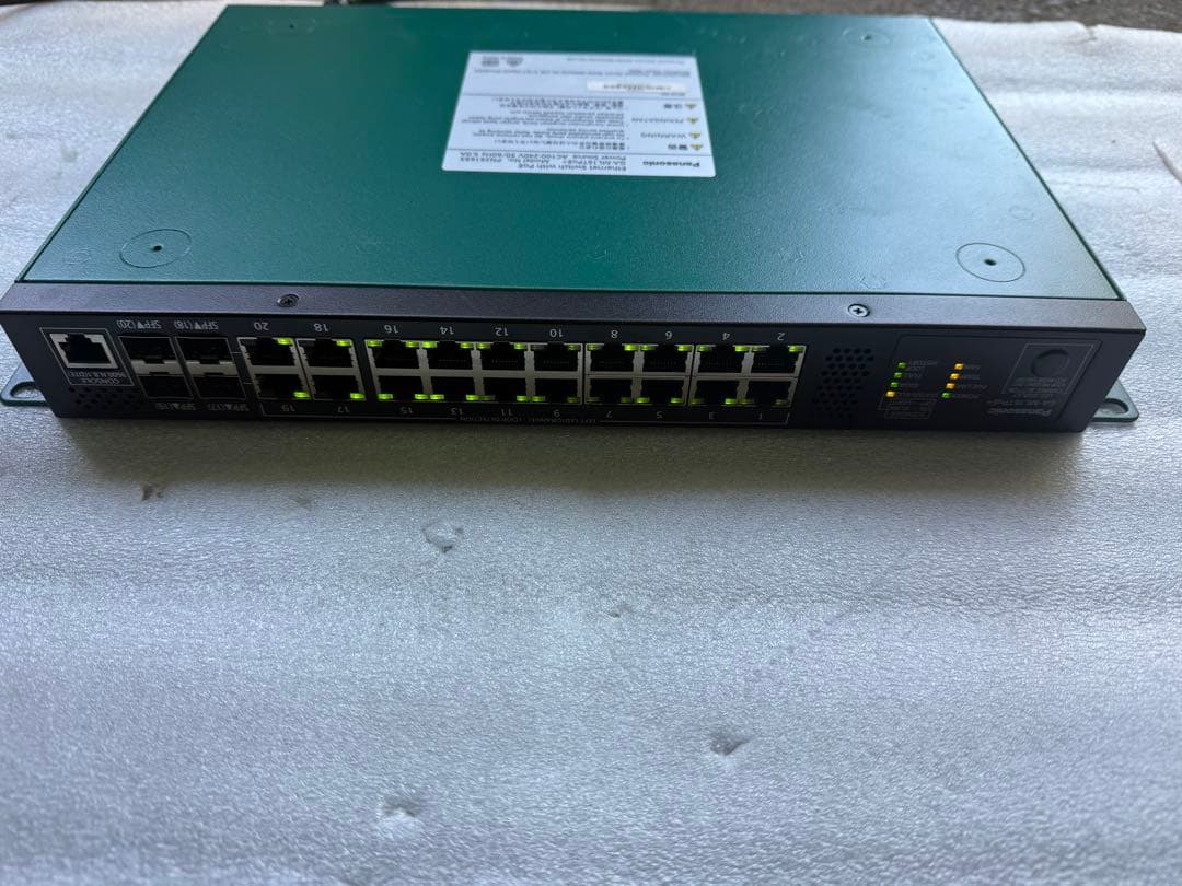 Panasonic パナソニック　GA-ML16TPoE+(PN261693) GA-MLTPoE+ Panasonic(パナソニック) スイッチングハブ 【通販モノタロウ】