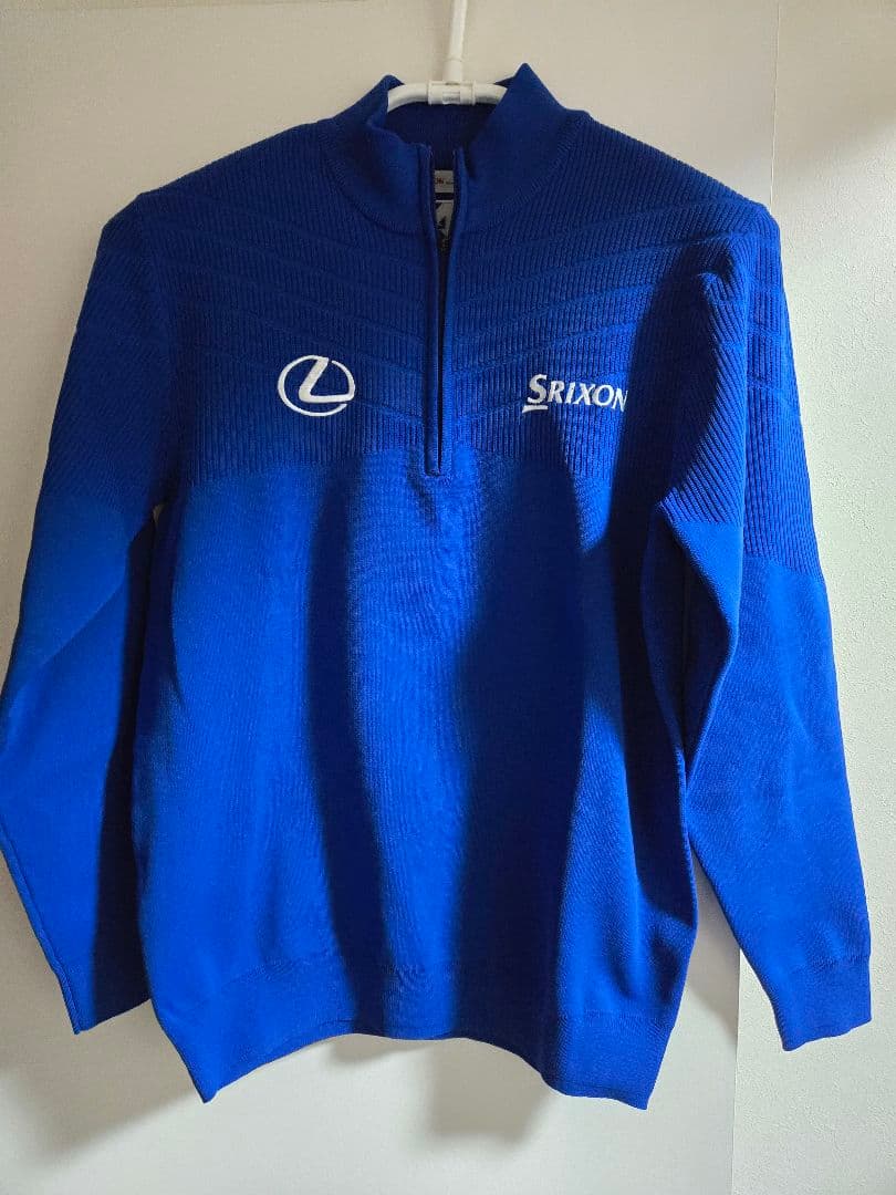 Srixonゴルフウェア　LEXUSロゴ入り‼　LLサイズ SRIXON (スリクソン) ゴルフウェア(トップス) メンズ ブルー ハーフ