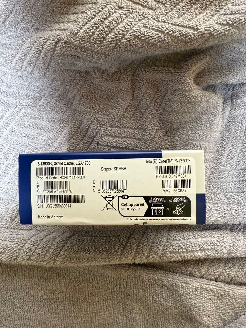 8*5様 Intel Core i9-13900K LGA1700 良品交換品