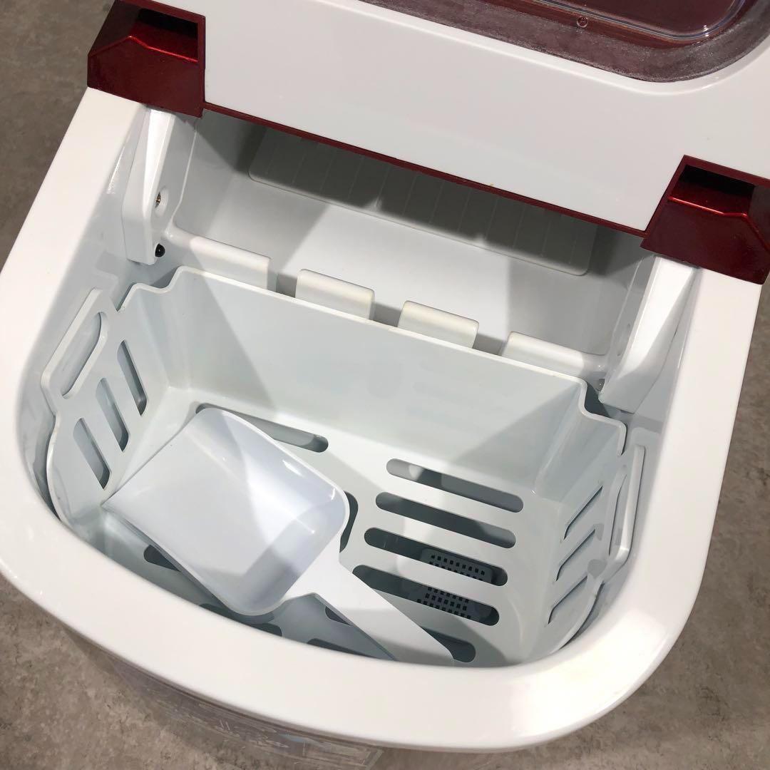 美品 VERSOS ベルソス 高速製氷機 VS-ICE02 レッド