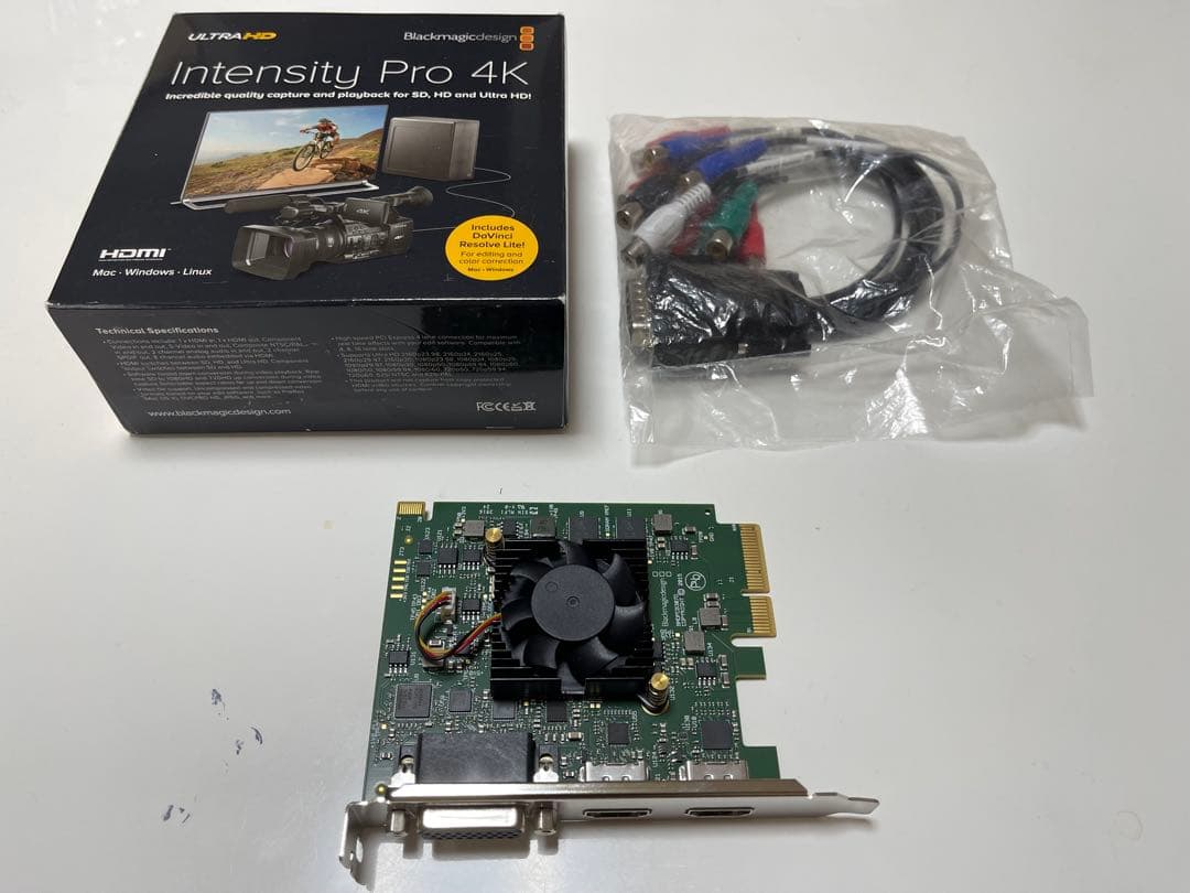 blackmagic intensity pro 4K 未開封アナログケーブル付 - メルカリ