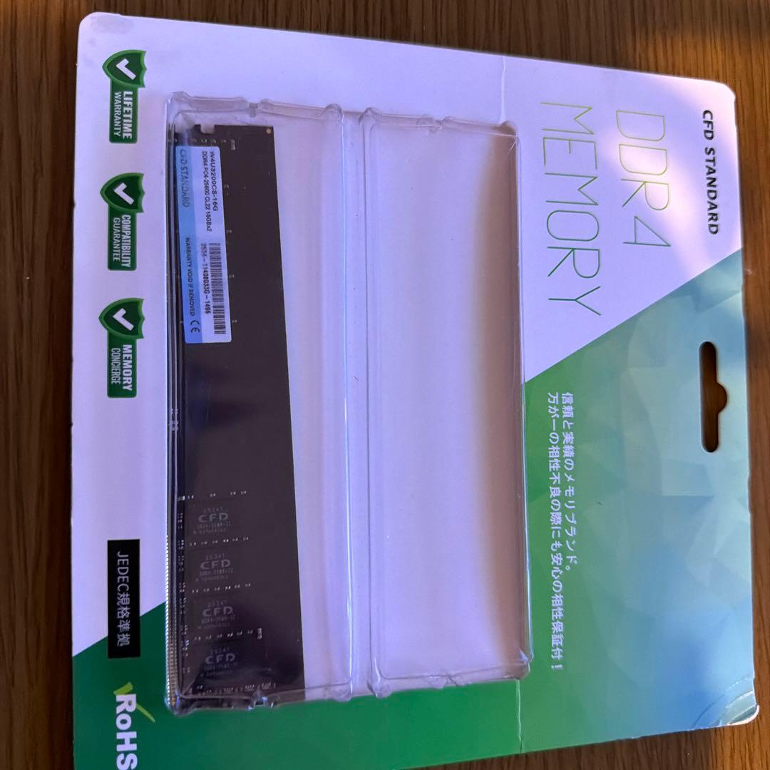 お*ん様 【新品　未使用】メモリ DDR4 3200 16GB×2枚 288pi