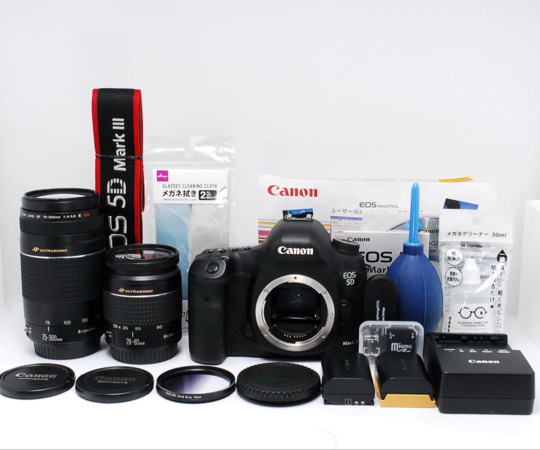 大人気の名機❤️Canon EOS 5D Mark III ❤️ダブルレンズセット