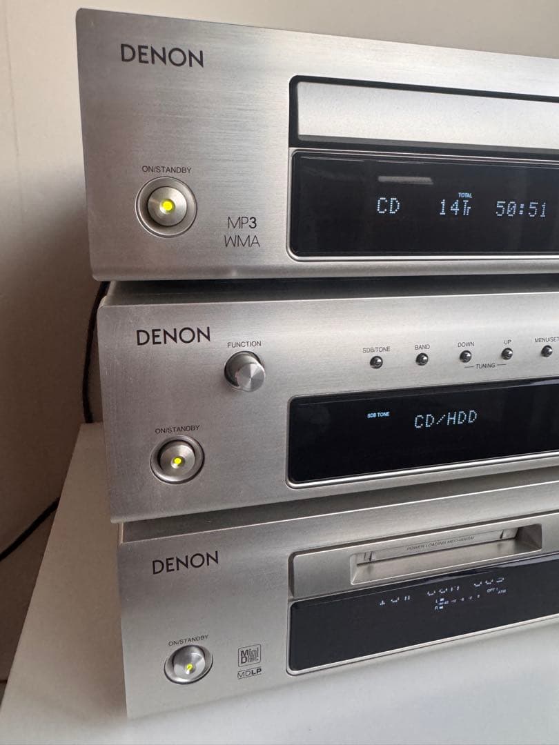 DENON CDプレーヤー デノン コンポ MD ミニコンポ チューナー