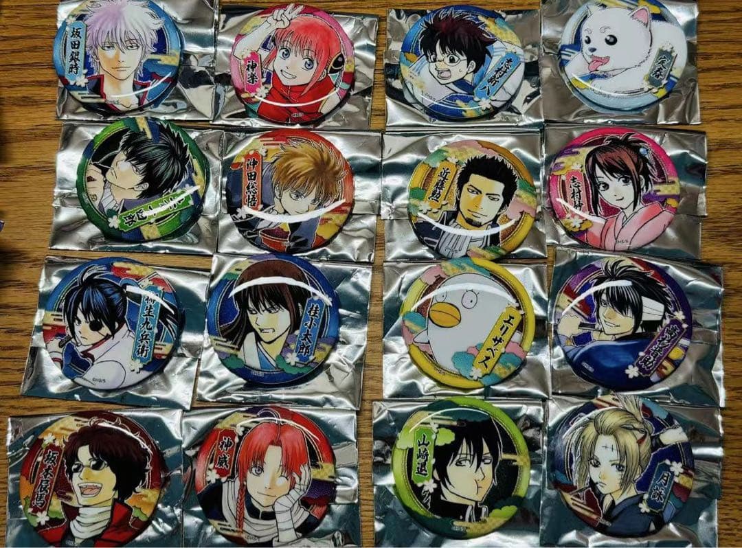 銀魂　中国　ジャッジショップ　原作缶バッジ 銀魂】SHONEN JUMP SHOP 上海 ジャンプショップ中国限定 カラー