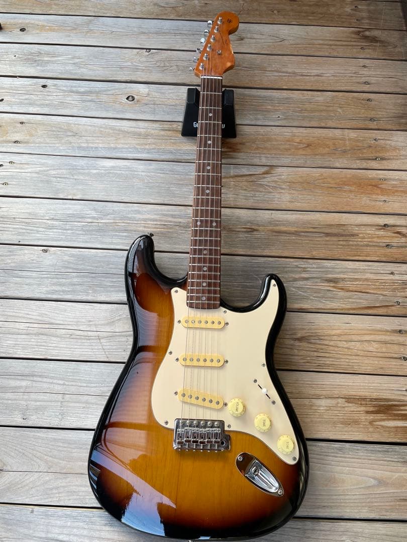 格安スクワイア　by FENDER ストラトキャスター　改 Squier by Fender ストラトキャスター【スクワイヤ】【中古】 スク