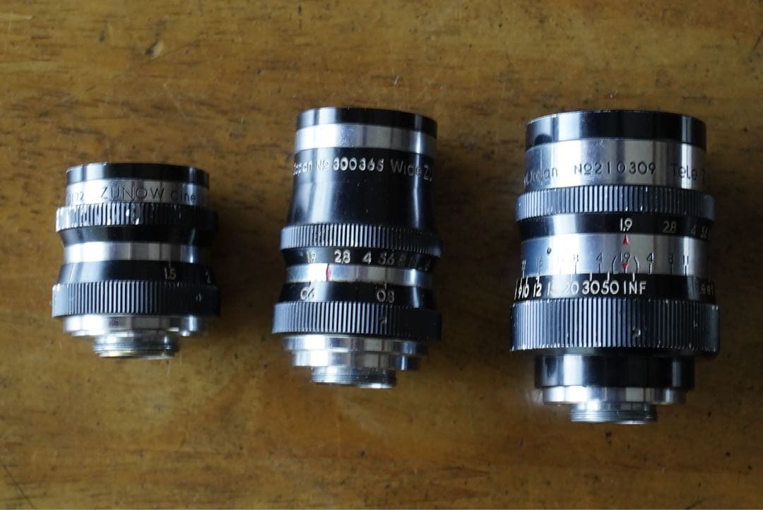 Dマウント　ズノーレンズ3本セット　現状販売