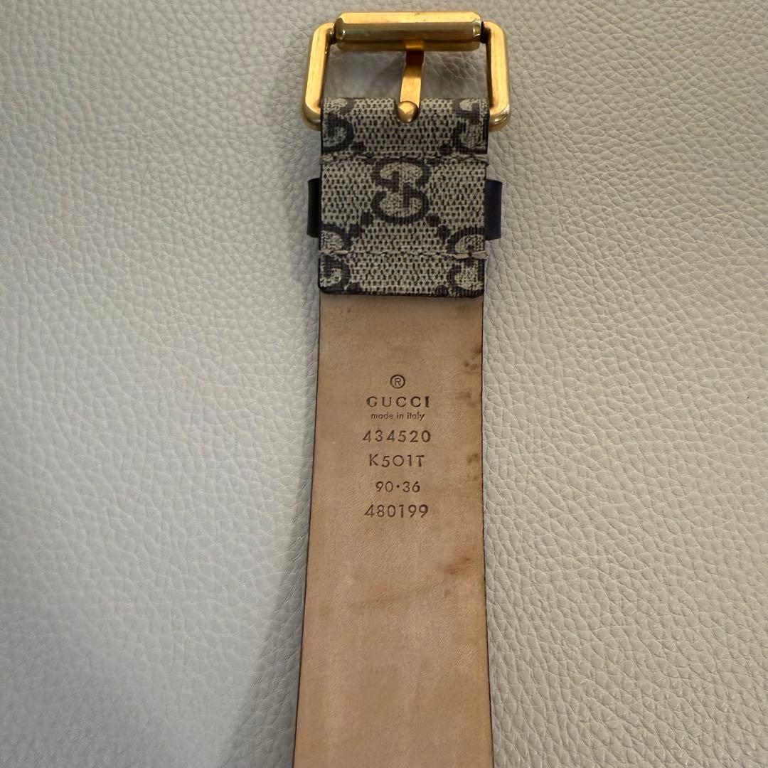 グッチ スネークプリントGGベルト ベージュ サイズ - メルカリ