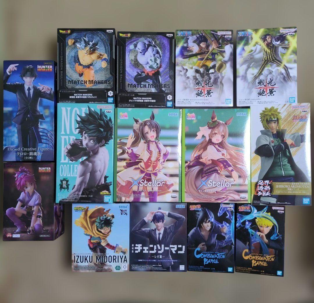 最新プライズフィギュアまとめ売り 14体 ウマ娘 早川アキ NARUTO デク