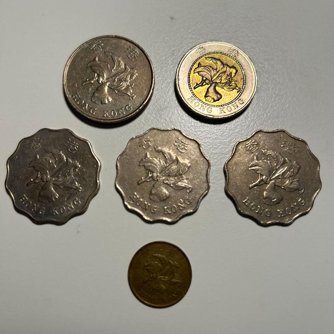 香港ドル コインセット 21.1香港ドル（10セント硬貨含む） - メルカリ