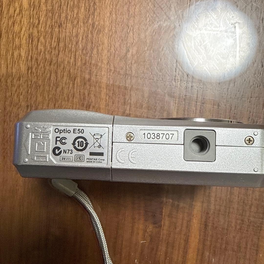 PENTAX Optio E50 8.1メガピクセル コンパクトデジタルカメラ - メルカリ