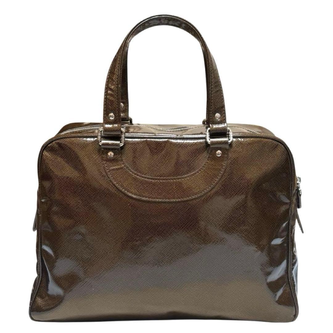 人気 ジャックルコー リスボン ボストンバッグ エナメル ブラウン A4