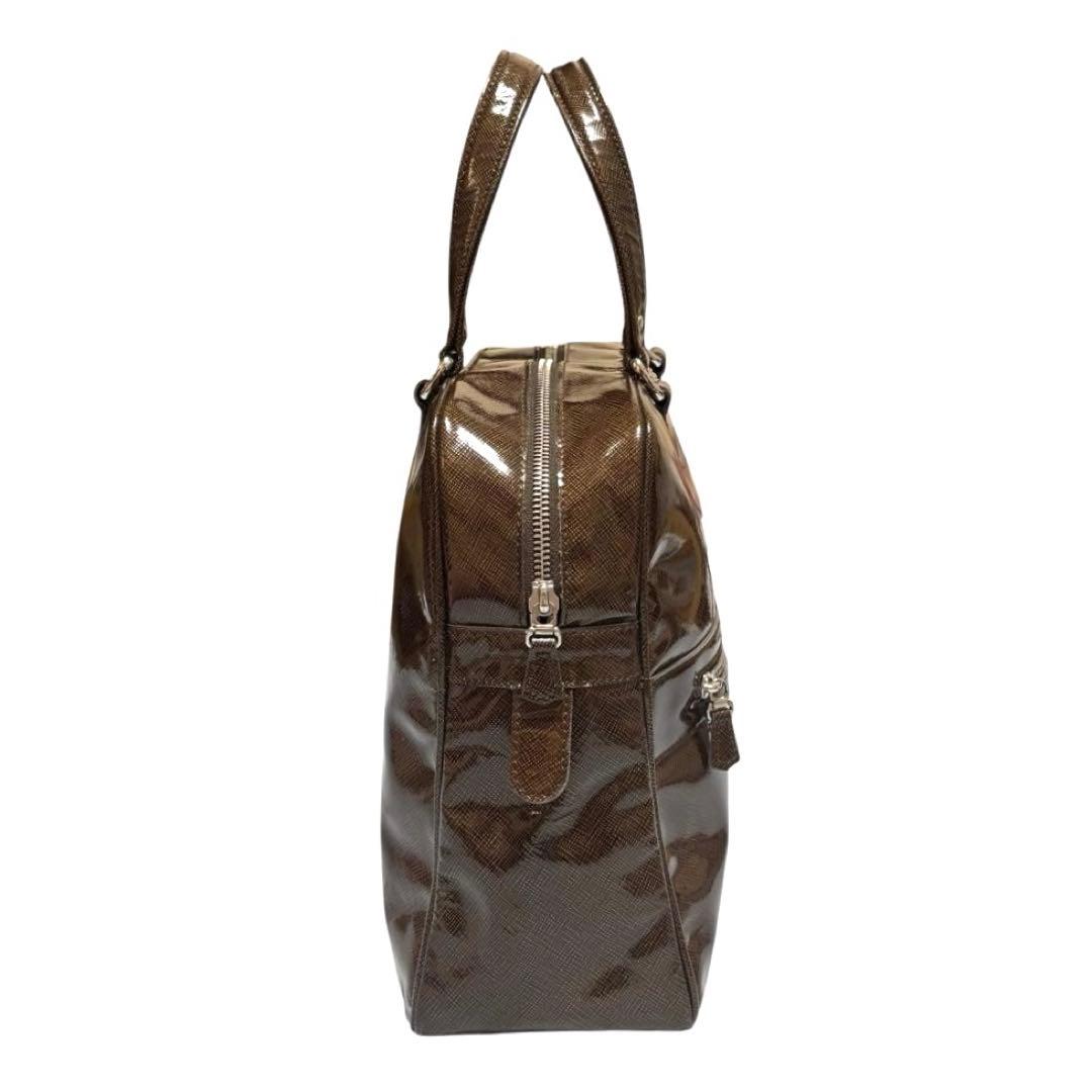 人気 ジャックルコー リスボン ボストンバッグ エナメル ブラウン A4