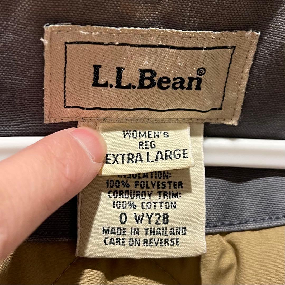 エルエルビーン フェード コットンジャケット 中綿 古着 LLBean