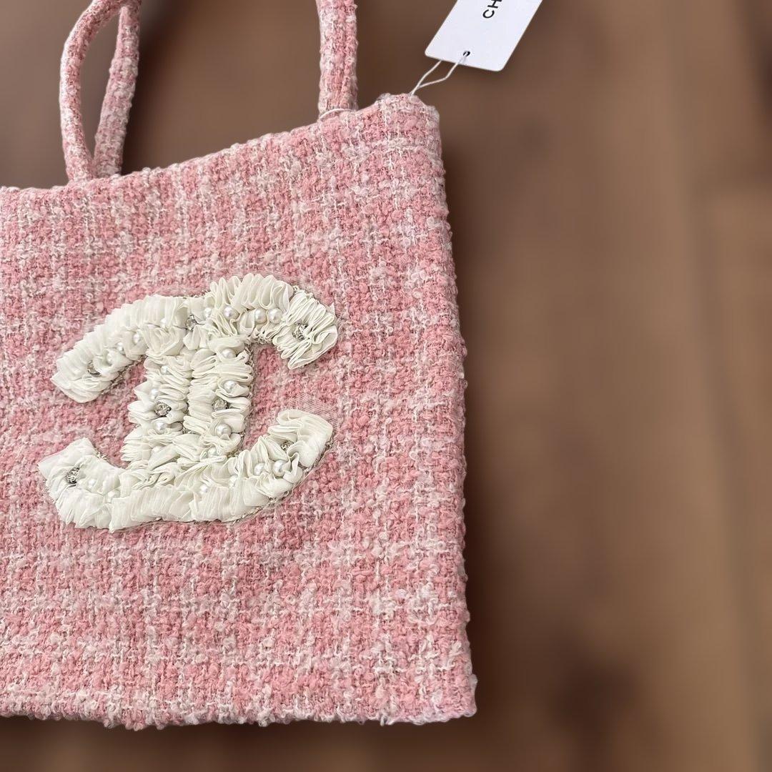 CHANELツイードトートバッグシフォン VIP正規ノベルティ 非売品 - メルカリ