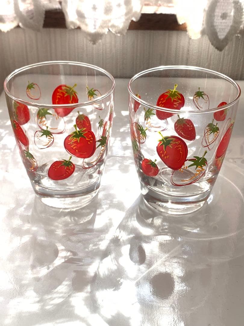 新品未使用】NANA 映画 いちごのグラス ペア PASSPORT 矢沢あい - メルカリ