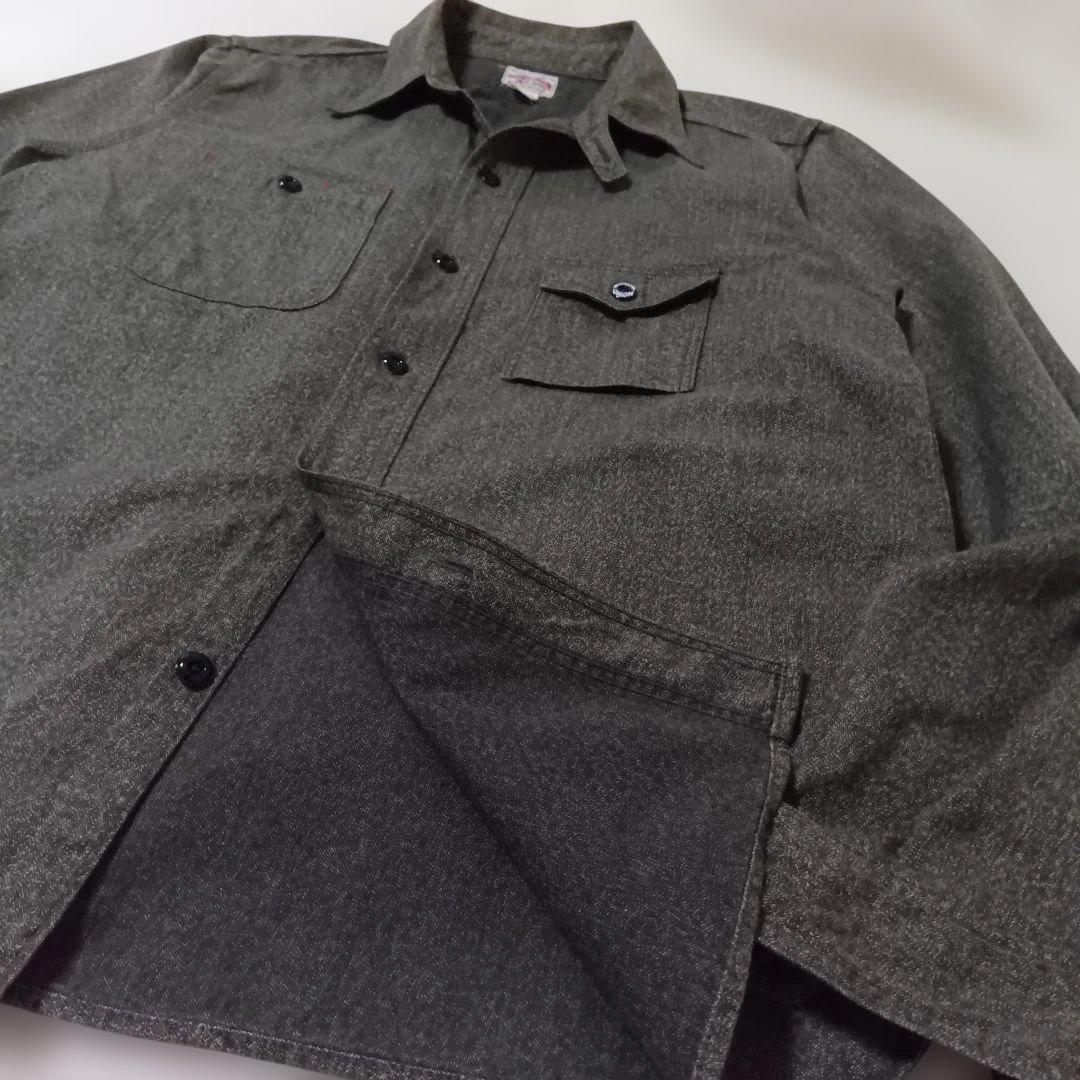 JOE McCOY 8 HOUR UNION ブラックシャンブレーシャツ 17 TOYS McCOY