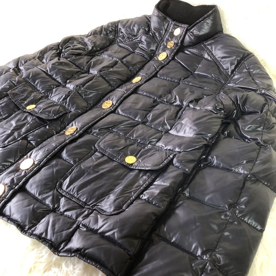 極美品 トリーバーチ ダウンジャケット キルティング 金ボタン