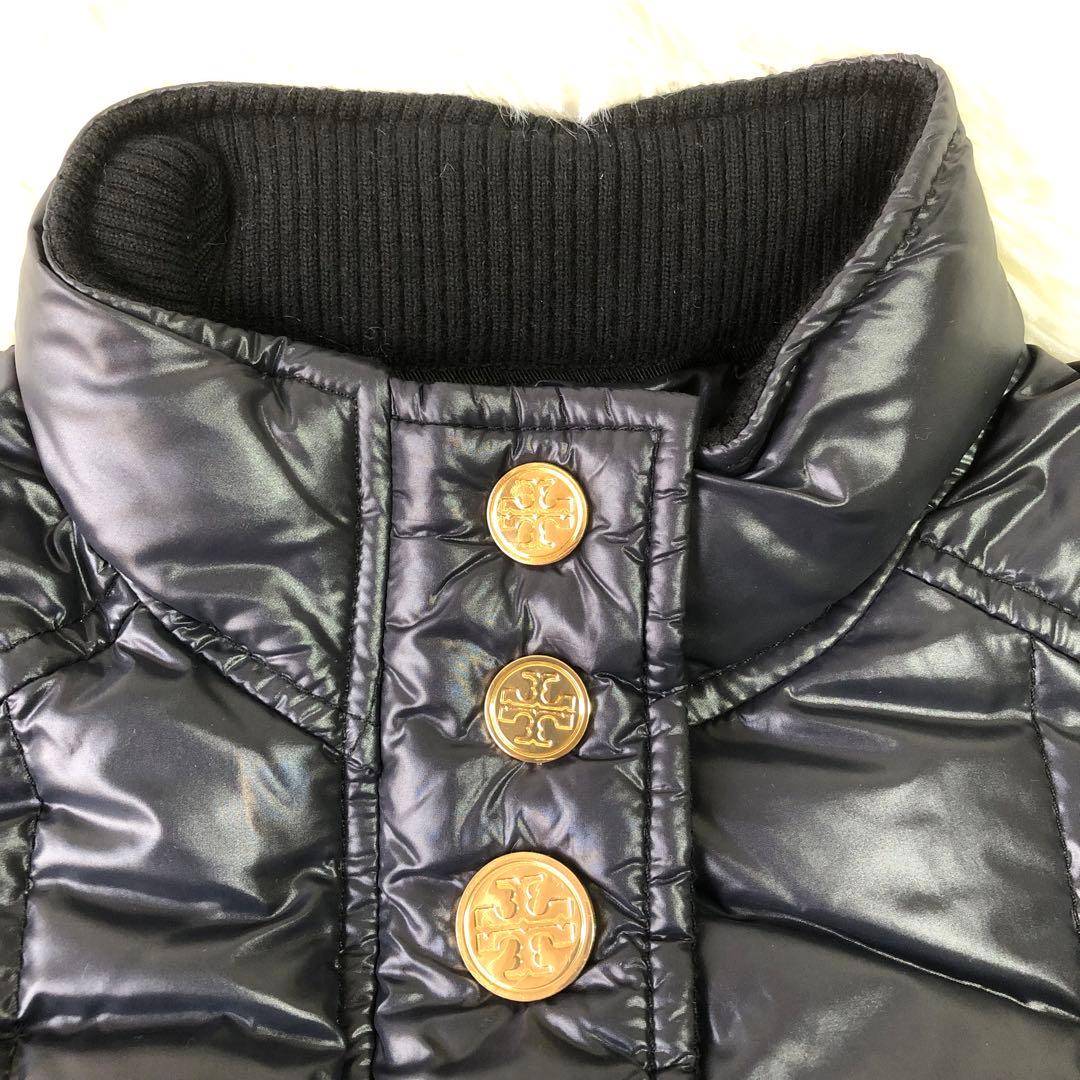 極美品 トリーバーチ ダウンジャケット キルティング 金ボタン