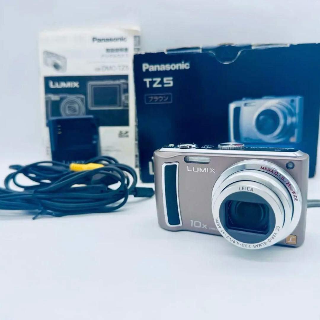 Panasonic LUMIX DMC-TZ5 ブラウン Amazon | パナソニック デジタルカメラ LUMIX (ルミックス) ブラウン