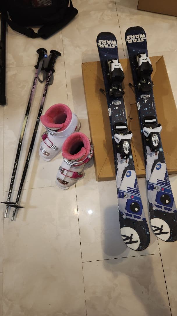 子供スキー　R2-D2 スターウォーズ 92cm ブーツ18cm Star Wars R2D2 Kids Rain Boots - SuperHeroStuff