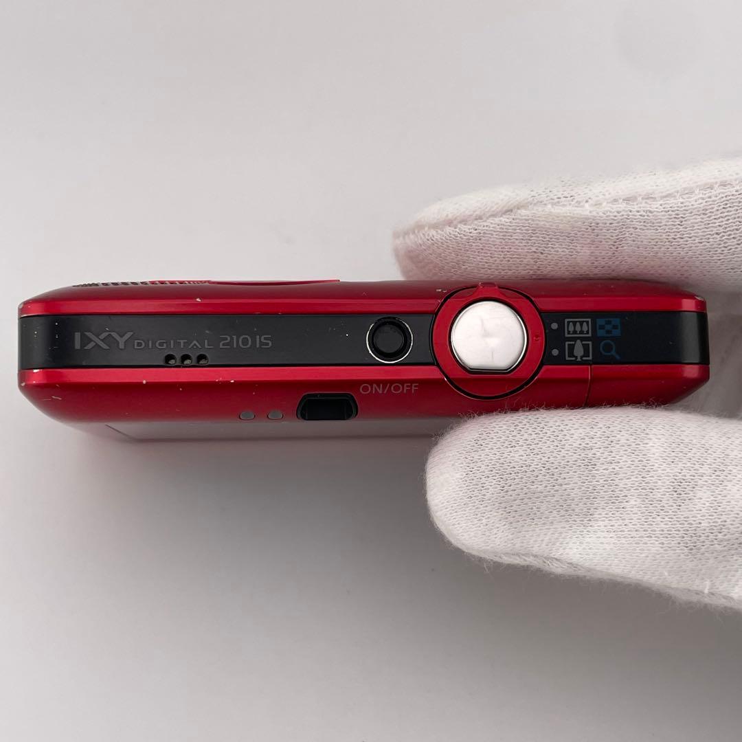 実写良⭕️【動作確認済】Canon IXY 210IS キャノン デジカメ 赤