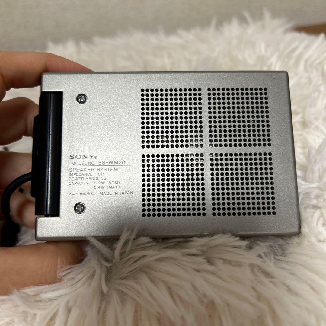 超希少品 整備済完全動作品 折りたたみ式スピーカー SONY SS-WM20