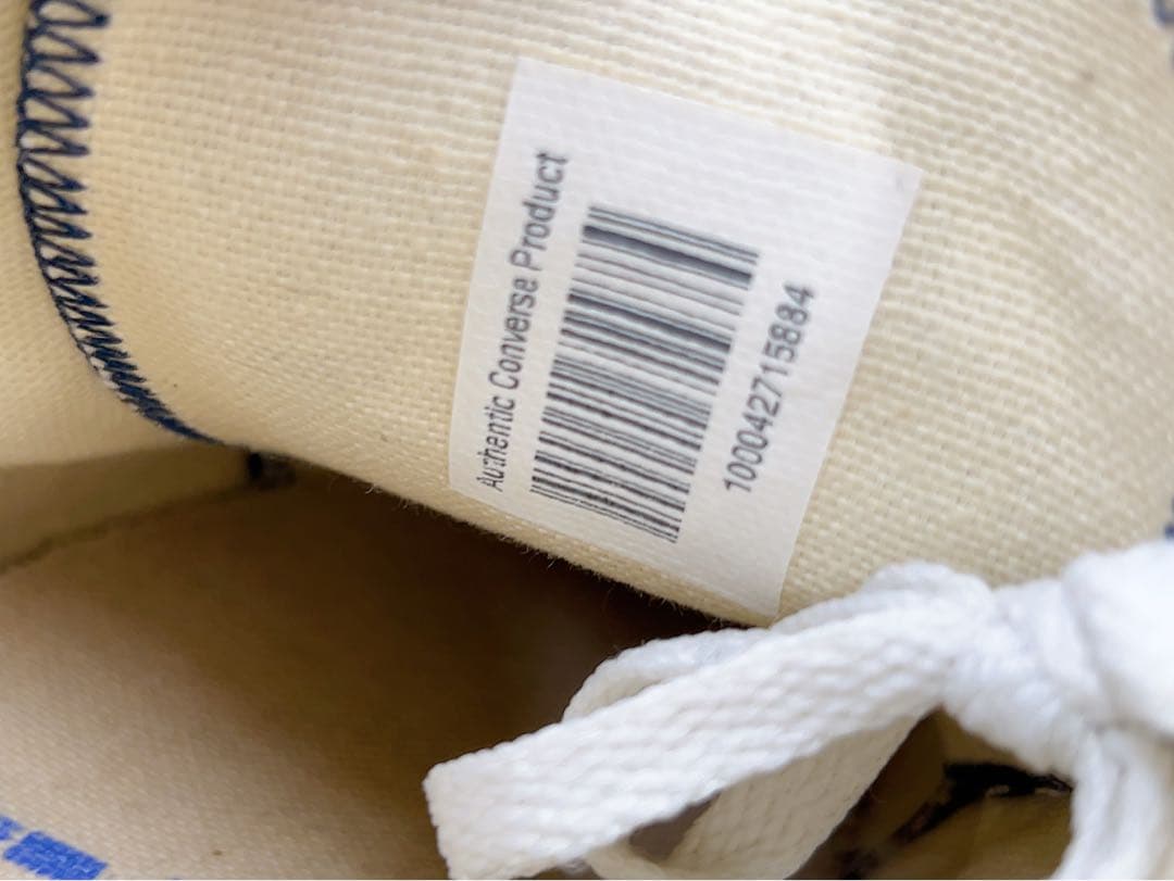 11B52 CONVERSE ジャックパーセル レザー USA製 25.5cm