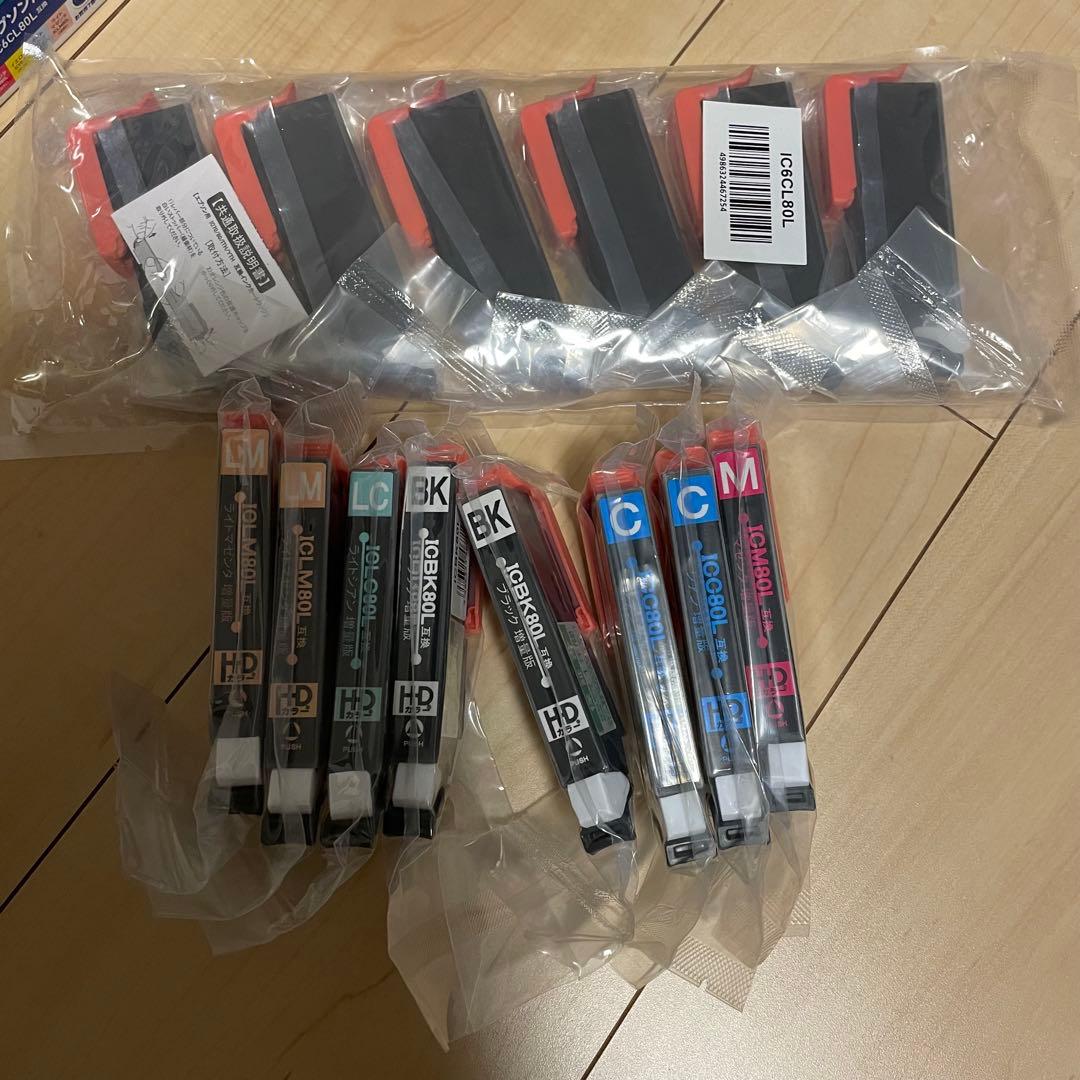IC6CL80L 互換インクカートリッジ エプソンプリンターEP708Aジャンク