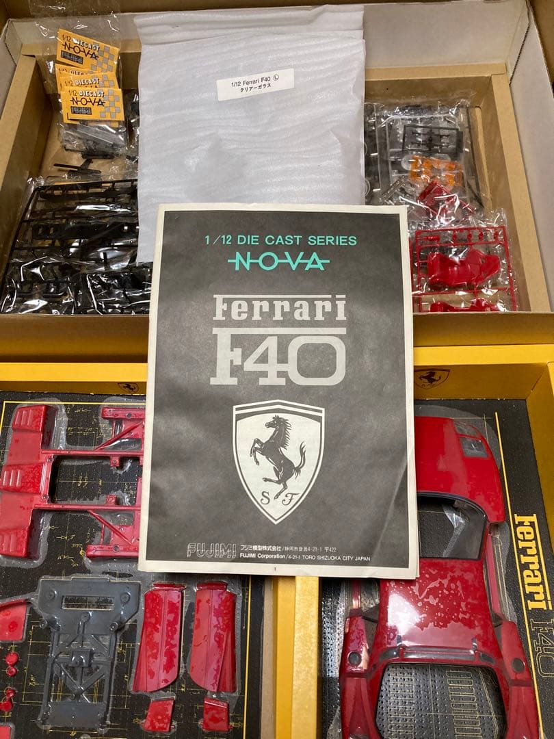 フジミ1/12フェラーリF40ダイキャストNOVA - メルカリ