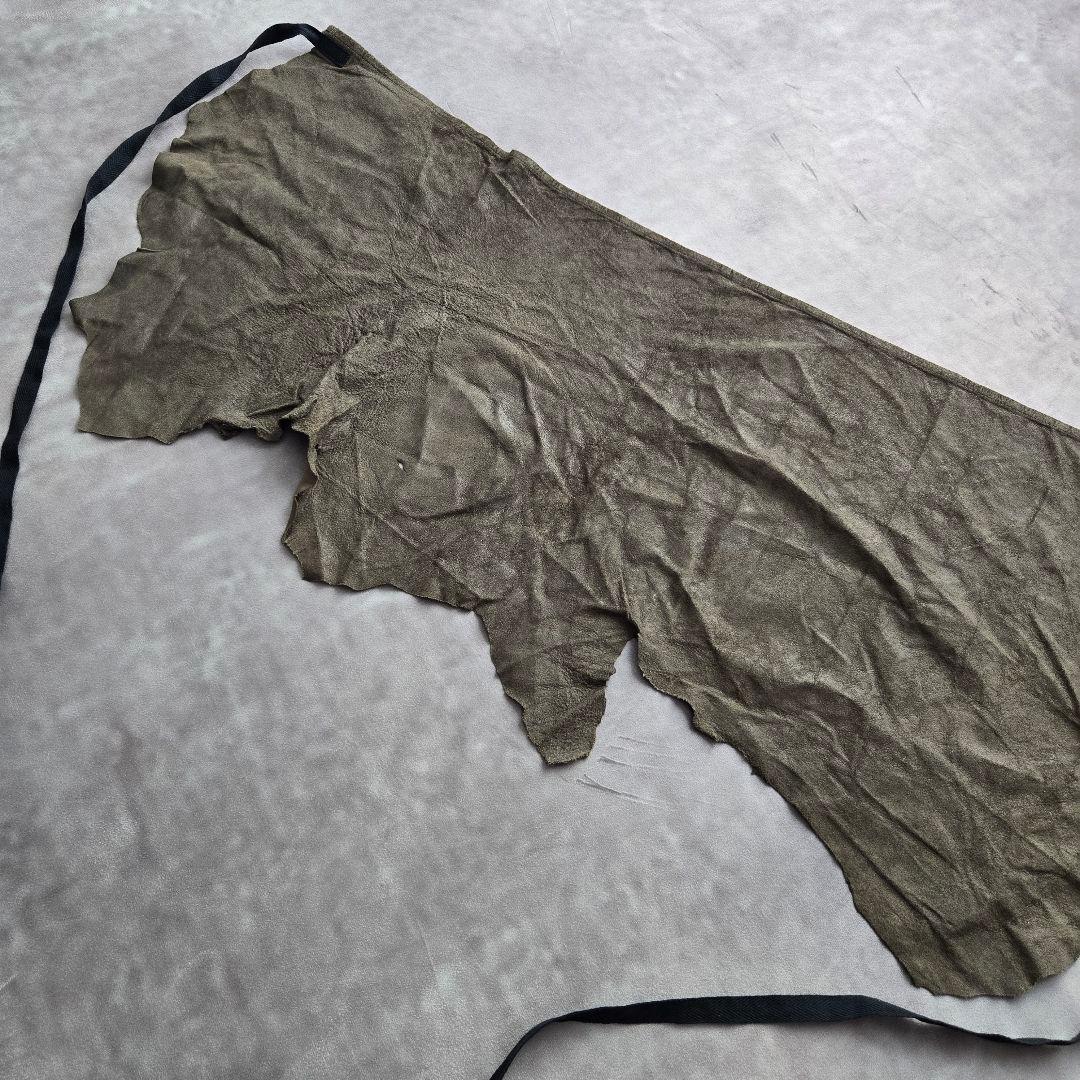 希少 2004AW トリコ コムデギャルソン 牛革 カウレザー ラップスカート