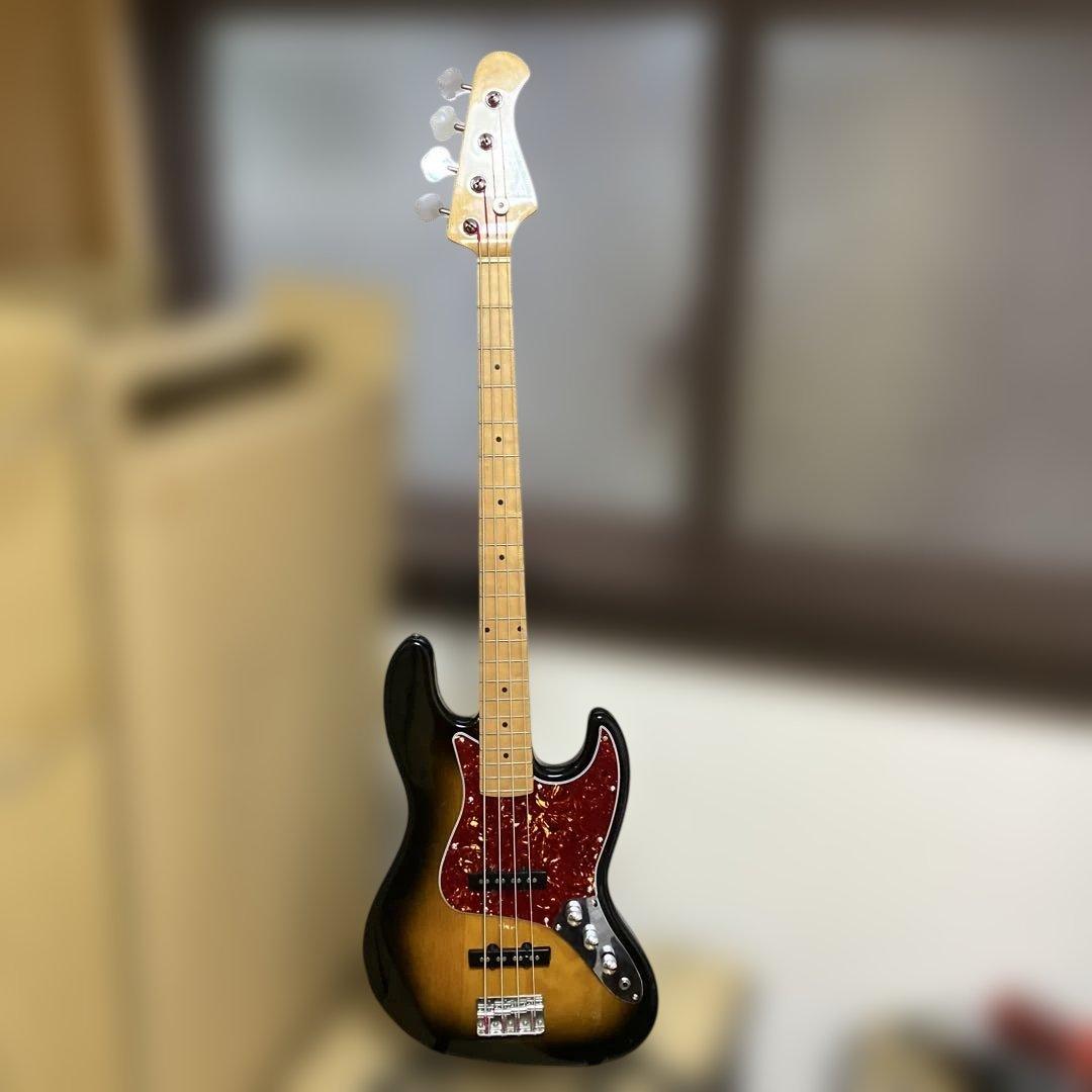 初期帯ロゴ バッカス ユニバース BJB-300M 改ジャズベース 美中古品