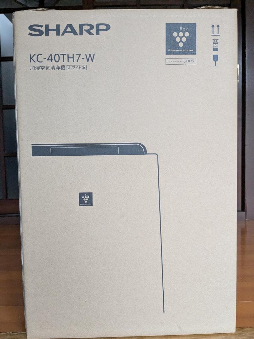 新品未使用 SHARP 加湿空気清浄機 KC-40TH7-W ホワイト kc-40th7-w.jpg