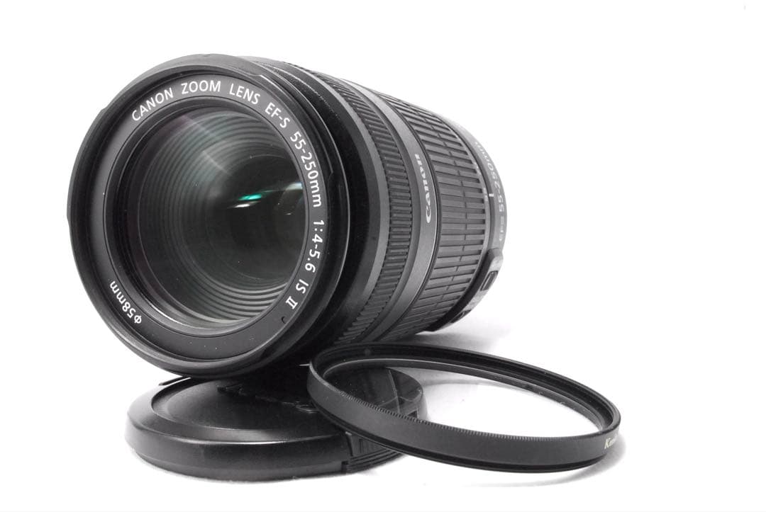 美品✨Canon EF-S 55-250mm IS II 望遠レンズ✨説明書付き