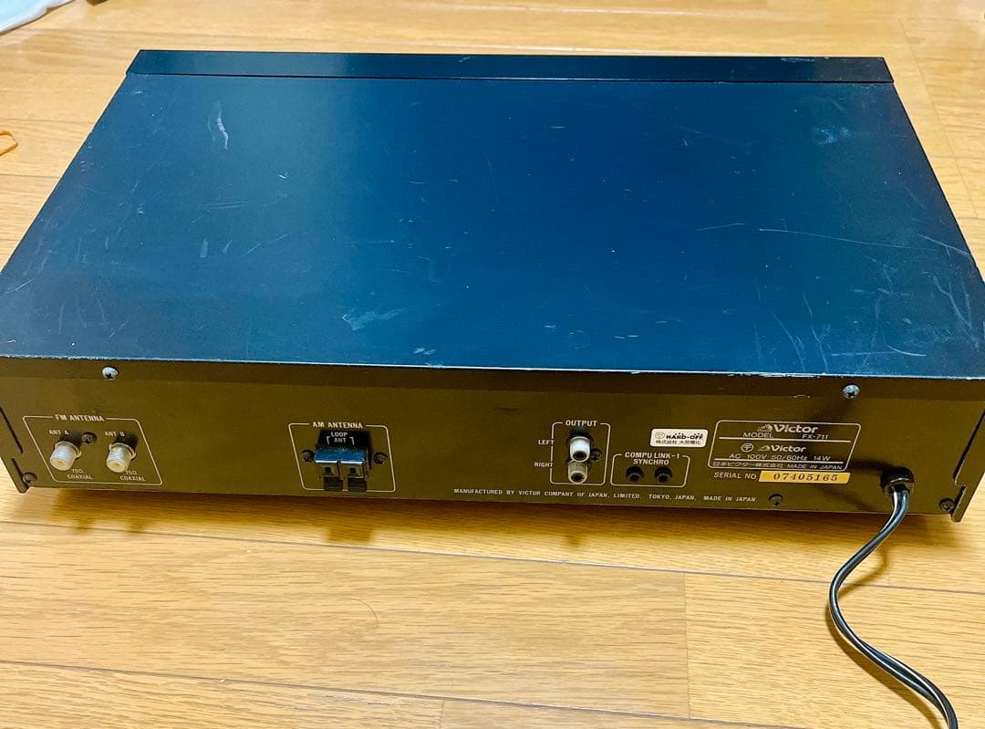 Victor ビクター FX-711 AM FM チューナー　オーディオ機器