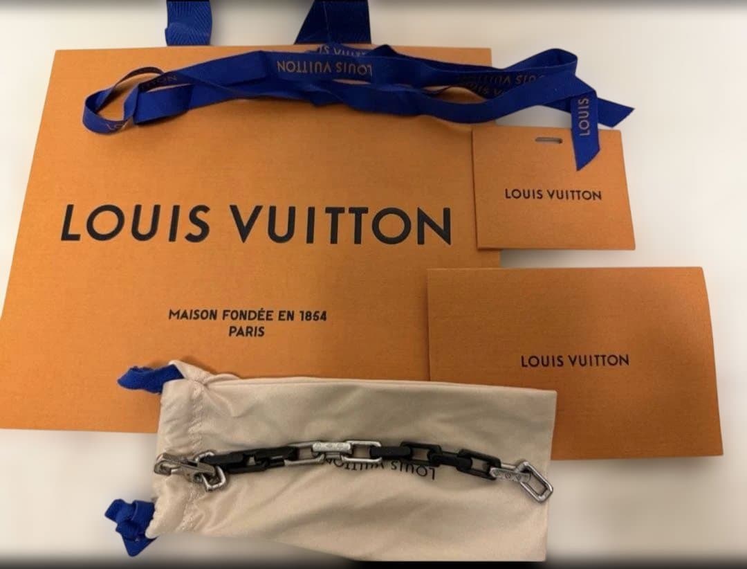 ❗️フミ❗️ヴィトンコリエチェーンモノグラムブレスレット ルイ・ヴィトン(LOUIS VUITTON)ルイ・ヴィトン コリエ チェーン