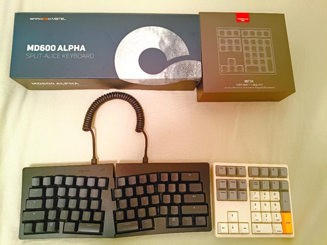 キーボード MiSTEL MD600 Alpha + BRIMFORD MF34